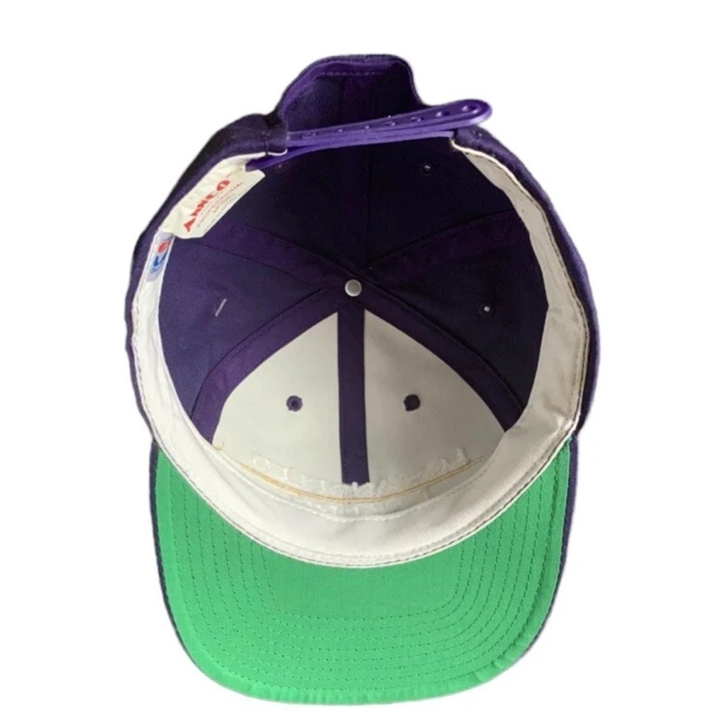 Vintage 90s Los Angeles Lakers Hat Snapback NWT NOS Kobe Bryant LA RARE - Picture 7 of 8